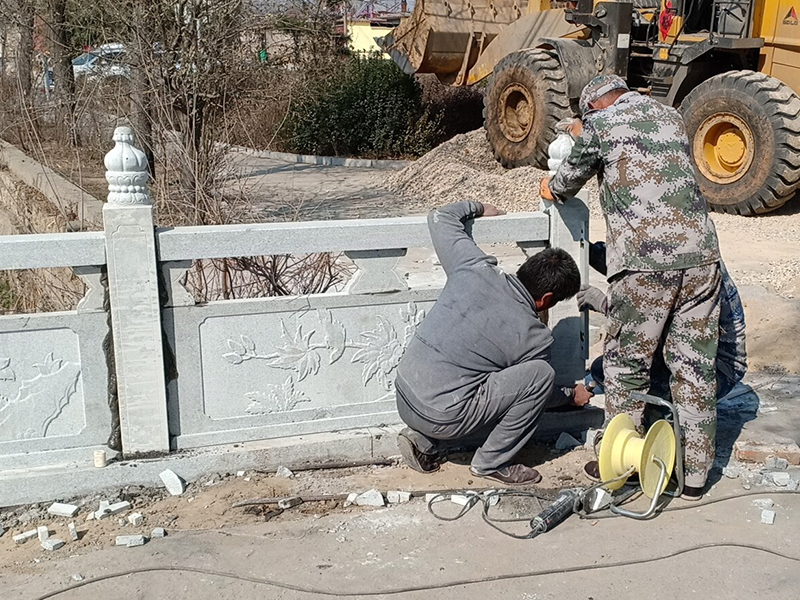 平邑孔莊鎮(zhèn)石欄桿安裝